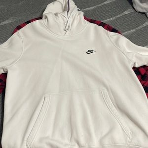 White Nike Hoodie - Size XL